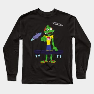 Alien DJ Long Sleeve T-Shirt